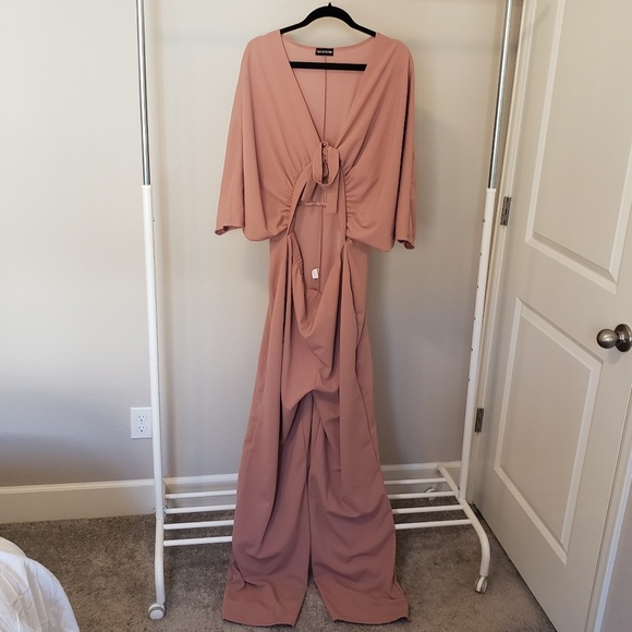 PrettyLittleThing Dresses & Skirts - Pretty Little Thing Tie Front Jumpsuit